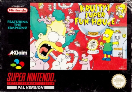 Krusty’s Super Fun House Lelijk Eendje voor Super Nintendo