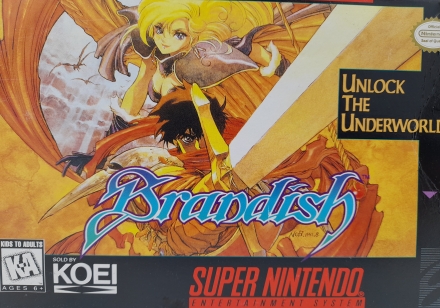 Brandish (NTSC) Compleet voor Super Nintendo