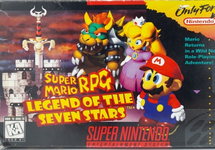 Super Mario RPG: Legend of the Seven Stars (NTSC) Compleet voor Super Nintendo