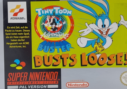 Tiny Toon Adventures: Buster Busts Loose! Compleet voor Super Nintendo