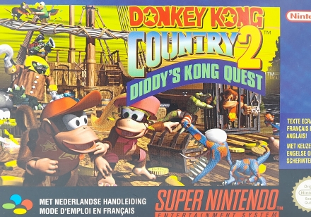 Donkey Kong Country 2: Diddy's Kong Quest Als Nieuw voor Super Nintendo