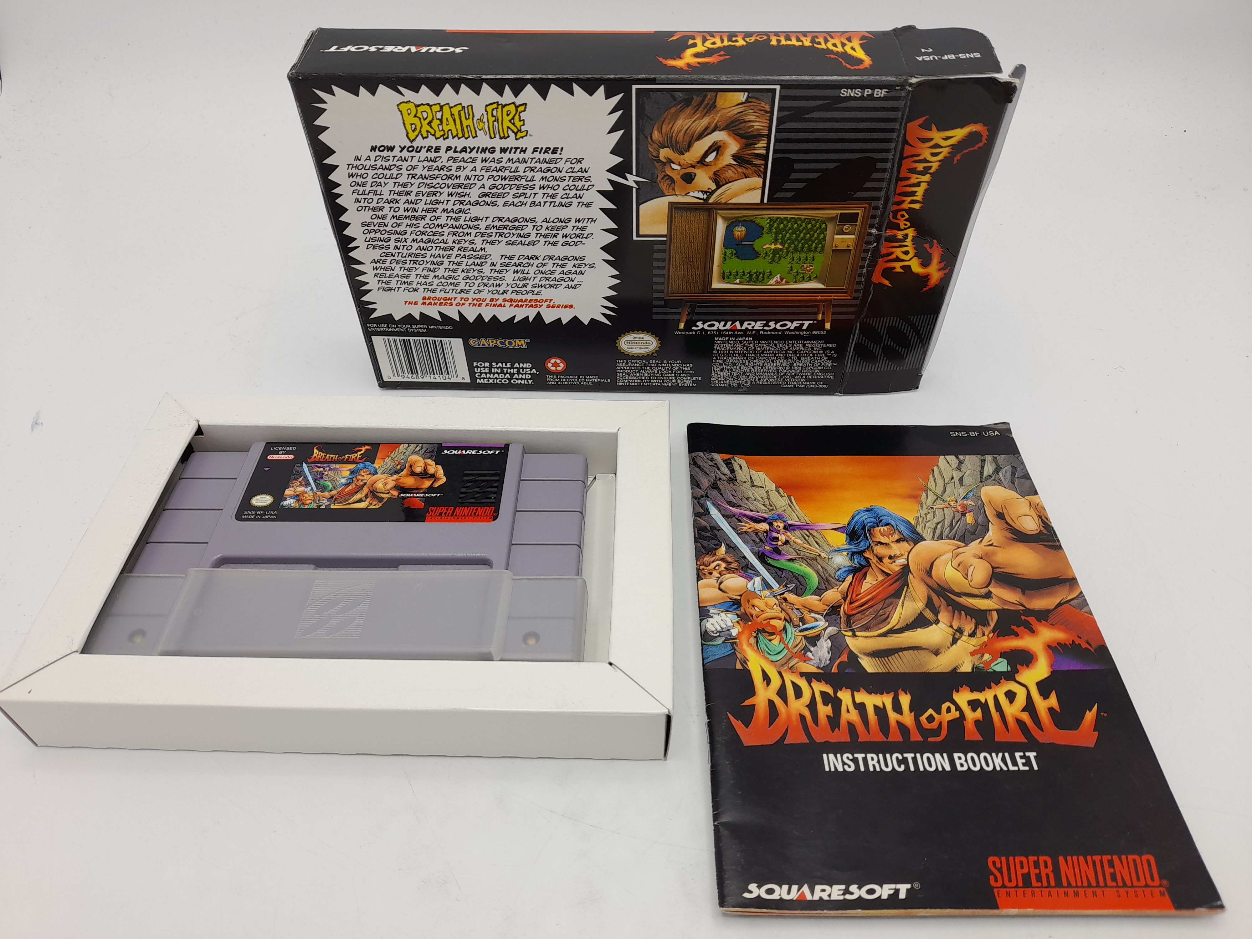 Foto van Breath of Fire (NTSC) Compleet