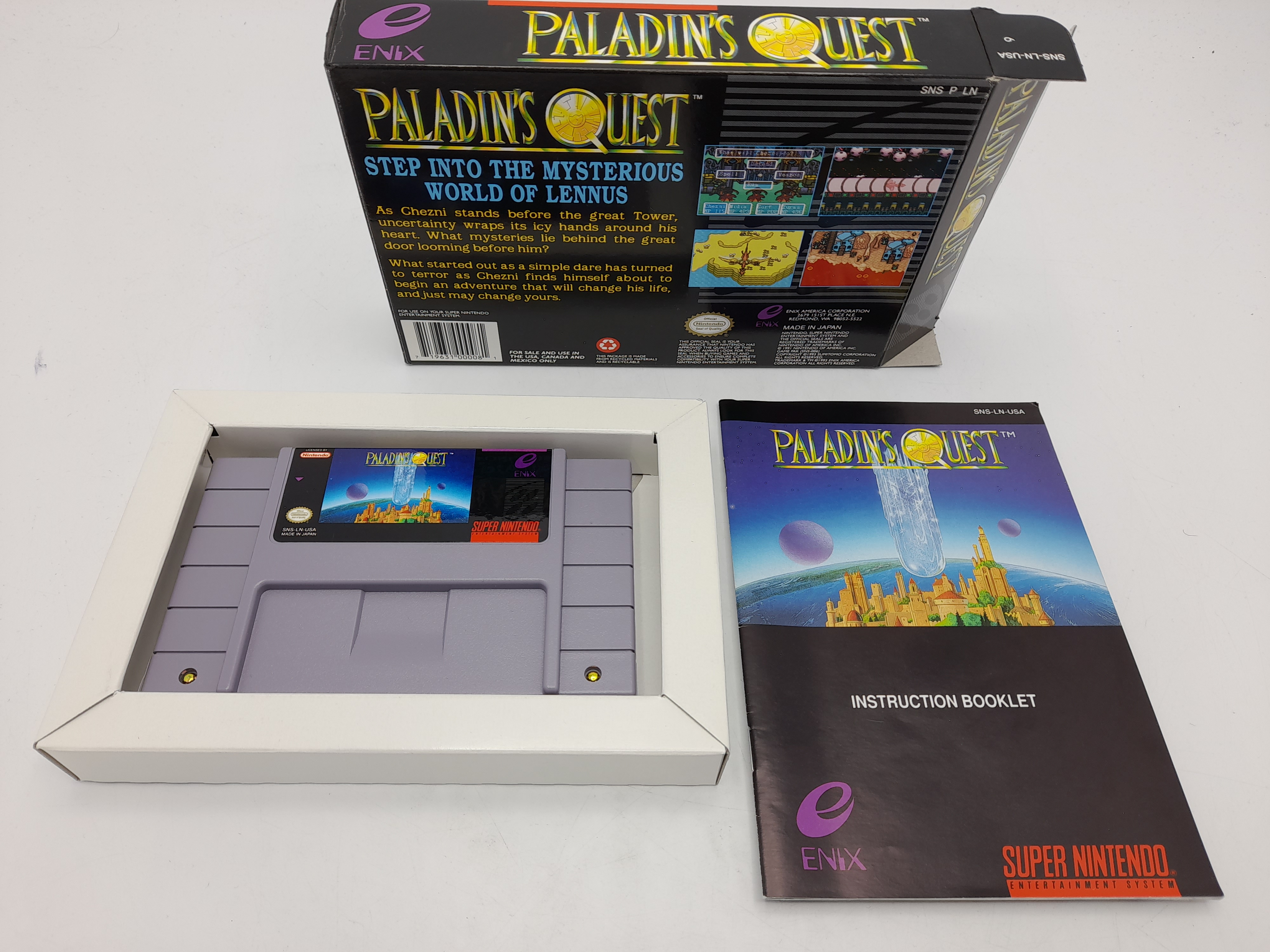 Foto van Paladin's Quest (NTSC) Als Nieuw