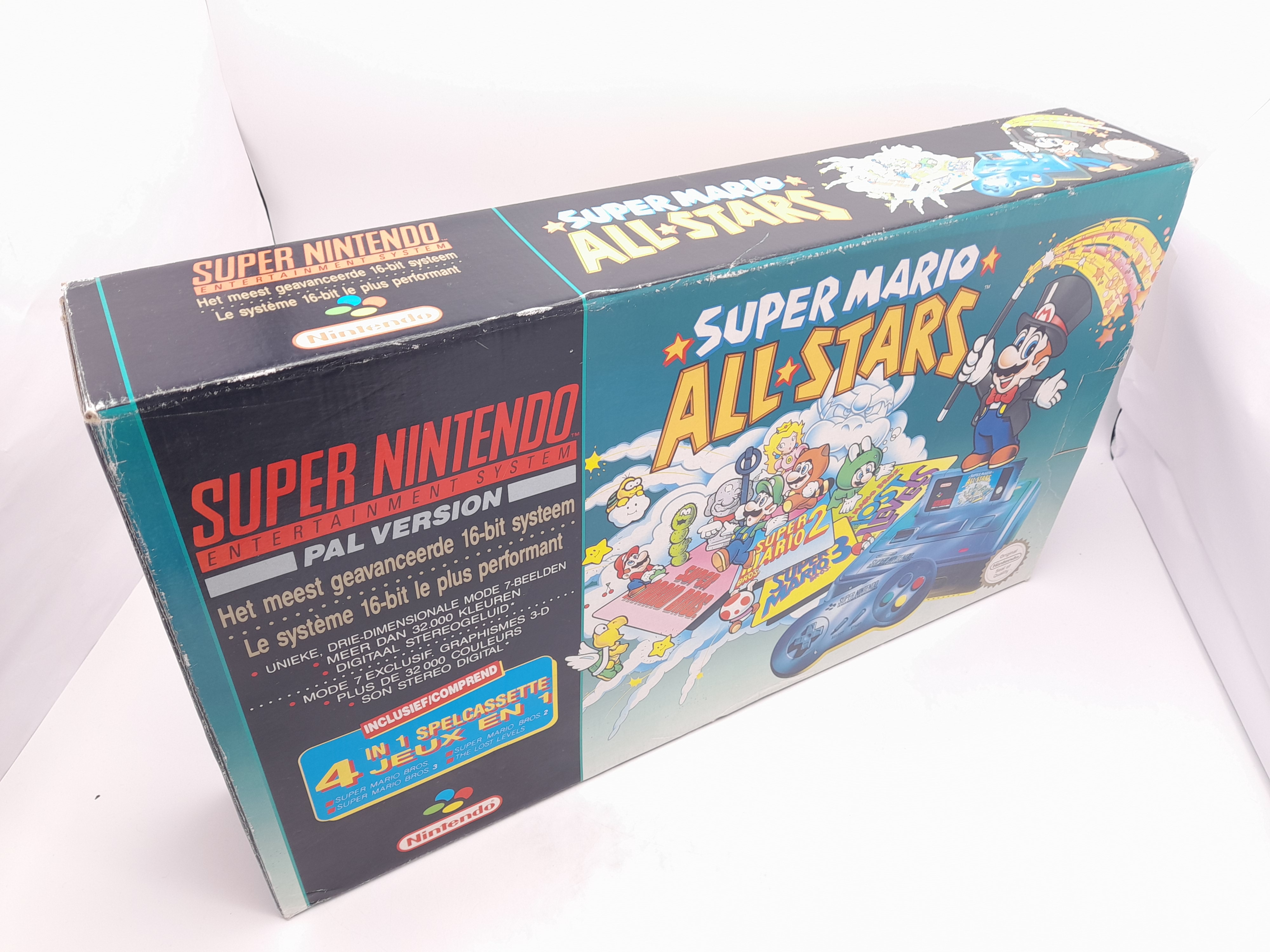 Foto van Super Nintendo Super Mario All-Stars Edition in Doos