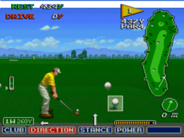 Grappig Golf spelletje, 1 van de vele sport games op de <a href = https://www.mariosnes.nl/Super-Nintendo-game.php?t=Super_Nintendo target = _blank>Snes</a>.