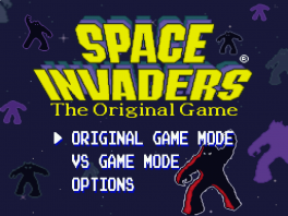 Space Invaders: Afbeelding met speelbare characters